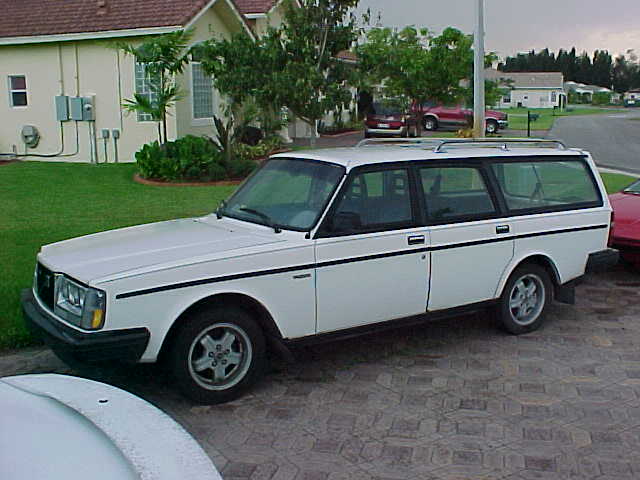 Imagine my surprise when my dad came home in this Volvo station wagon