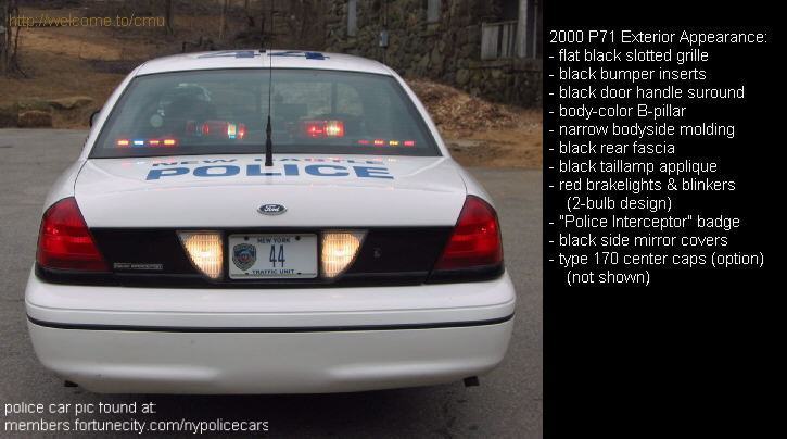 2003-2011 Ford Crown Vic P71 Police Car Taxi Center Cap Hubcap 3W73-1A096-BA